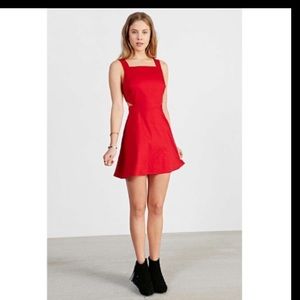Urban outfitters ecote red cutout dress